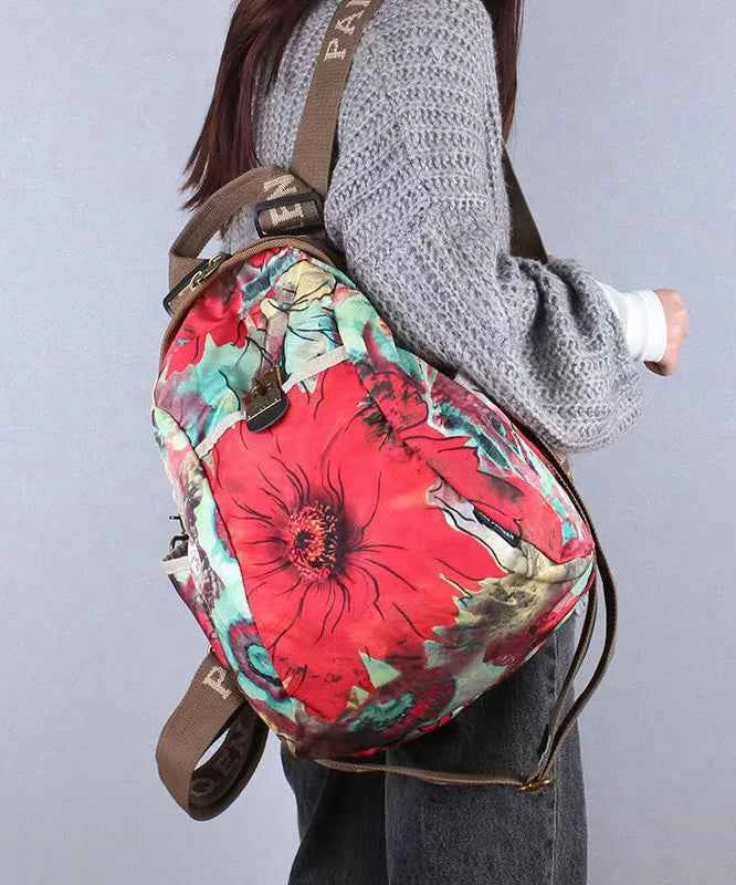 2025 New Leisure Travel Printed One Shoulder Crossbody Bag - Woolova