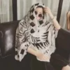black white geometric