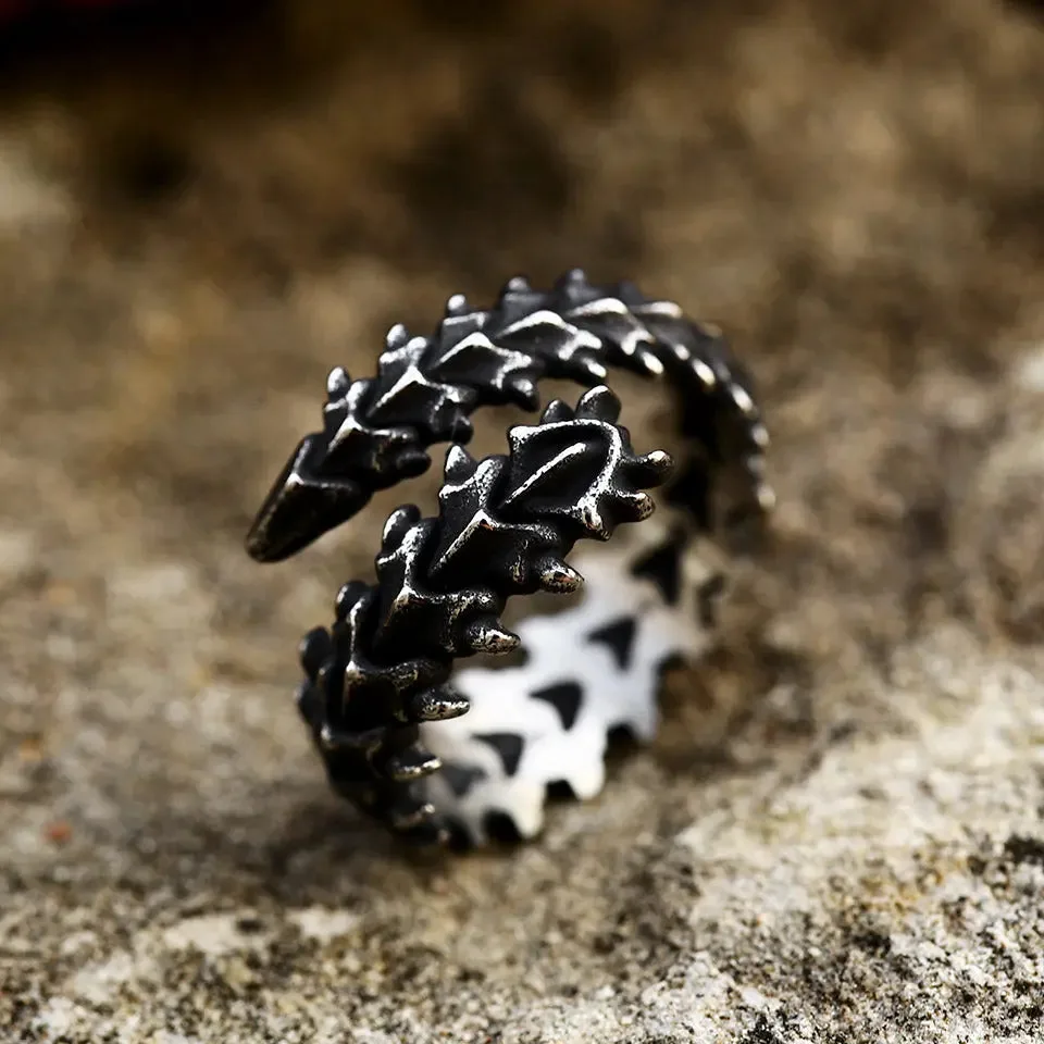 Anime Ghoul Centipede Stainless Steel Rings-Woolova