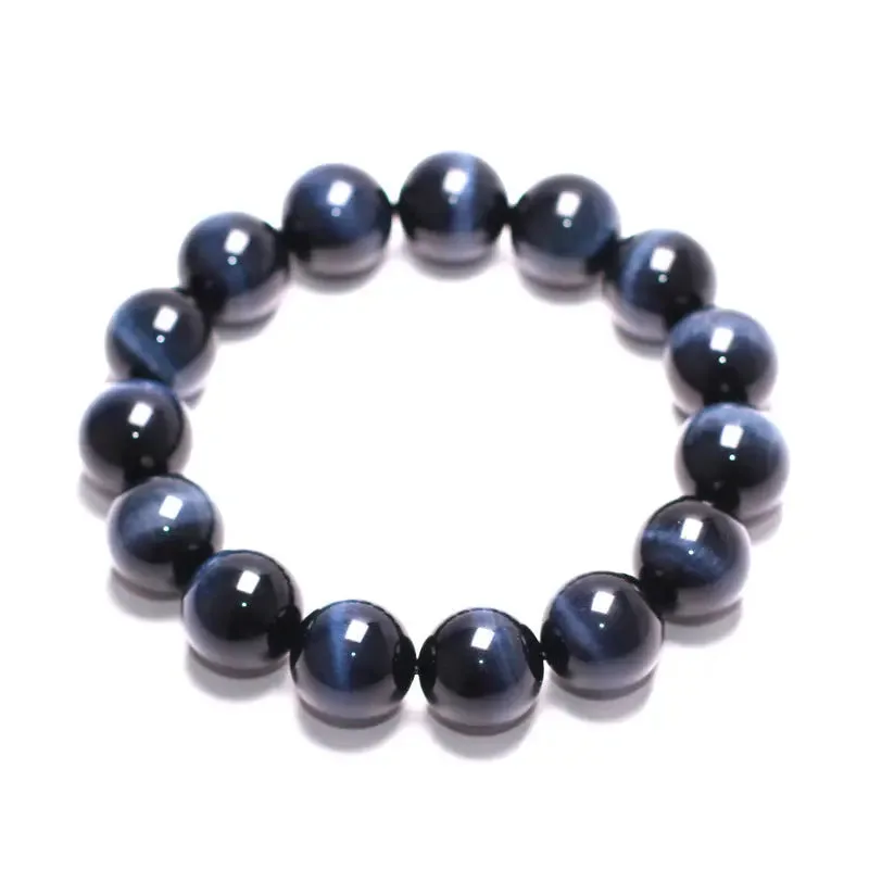 Cat-Eye Effect Tiger-Eye Stone Bead Bracelet-Woolova