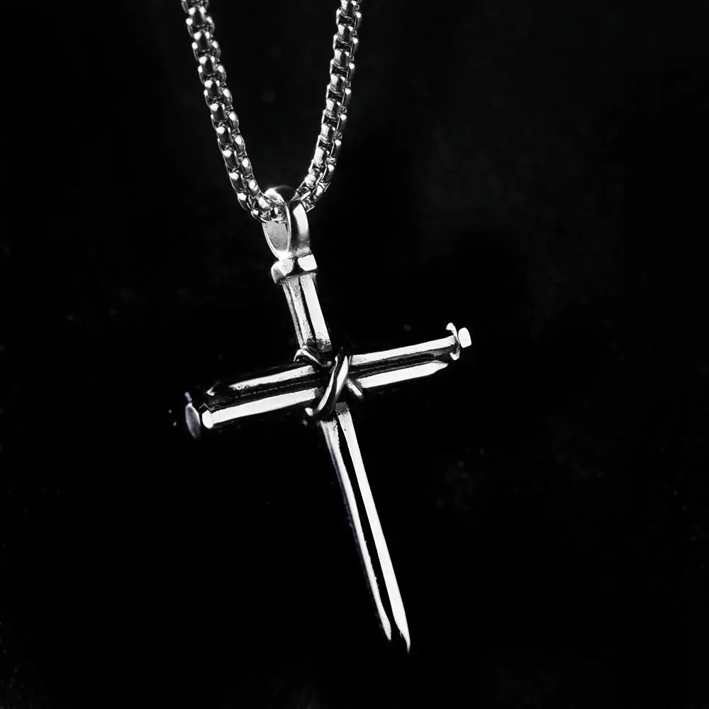 Cross Stainless Steel Casting Pendant-Woolova