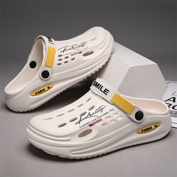 MEN'S FASHIONABLE COMFORT CLOGS 75813481YL-Woolova