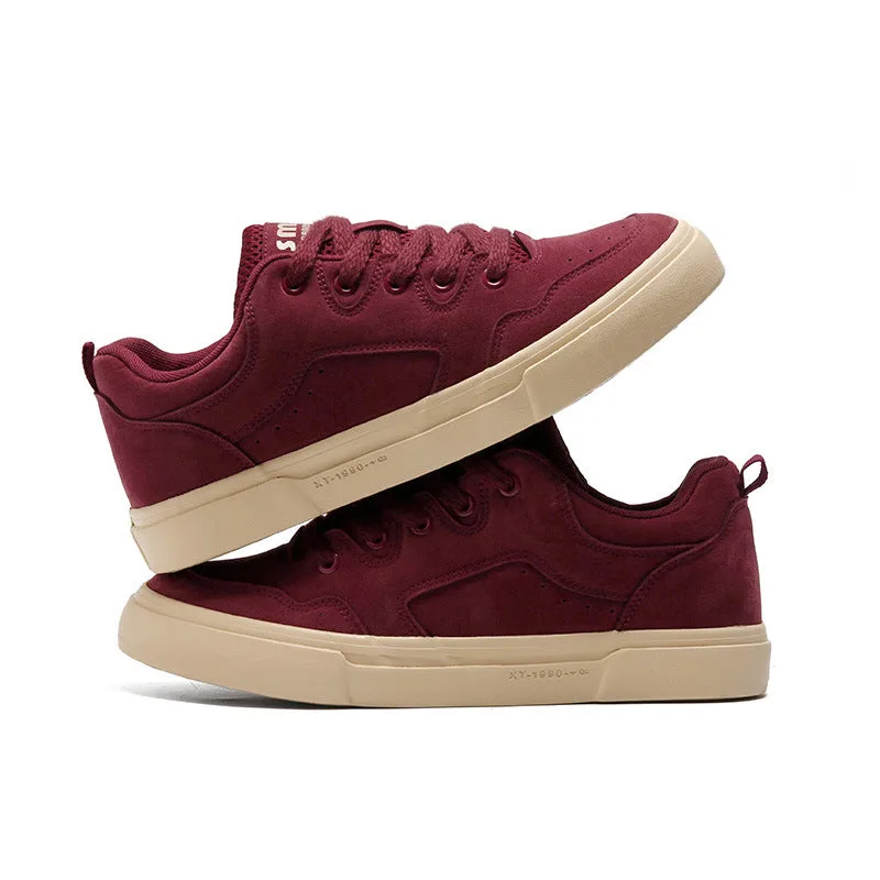 Men Fashion Solid Canvas Flat Casual Sneakers-Woolova