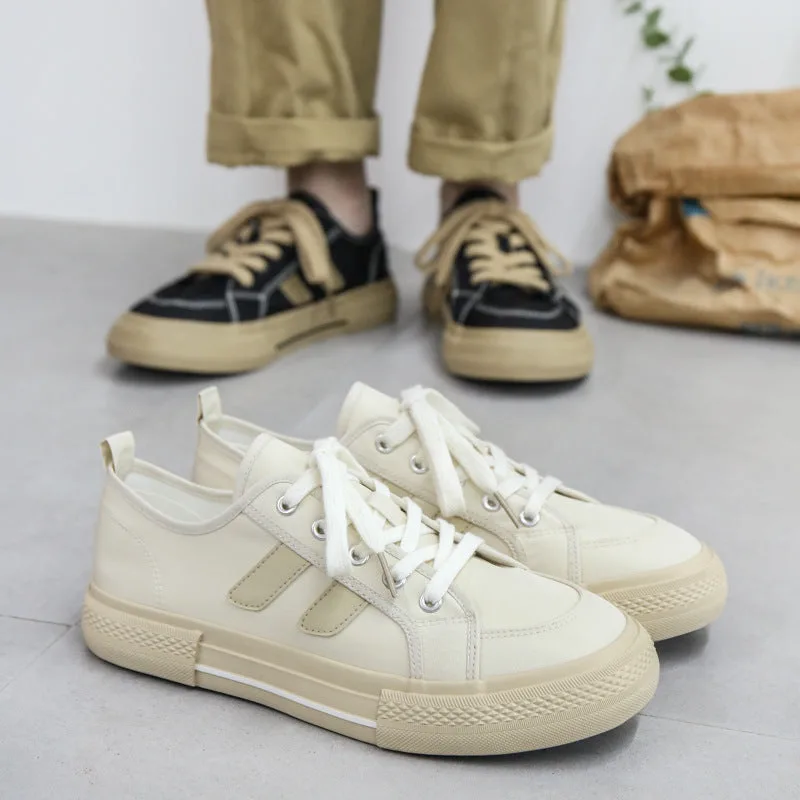 Men Fashion Canvas Soft Flat Casual Shoes-Woolova