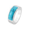 Blue + Silver Ring