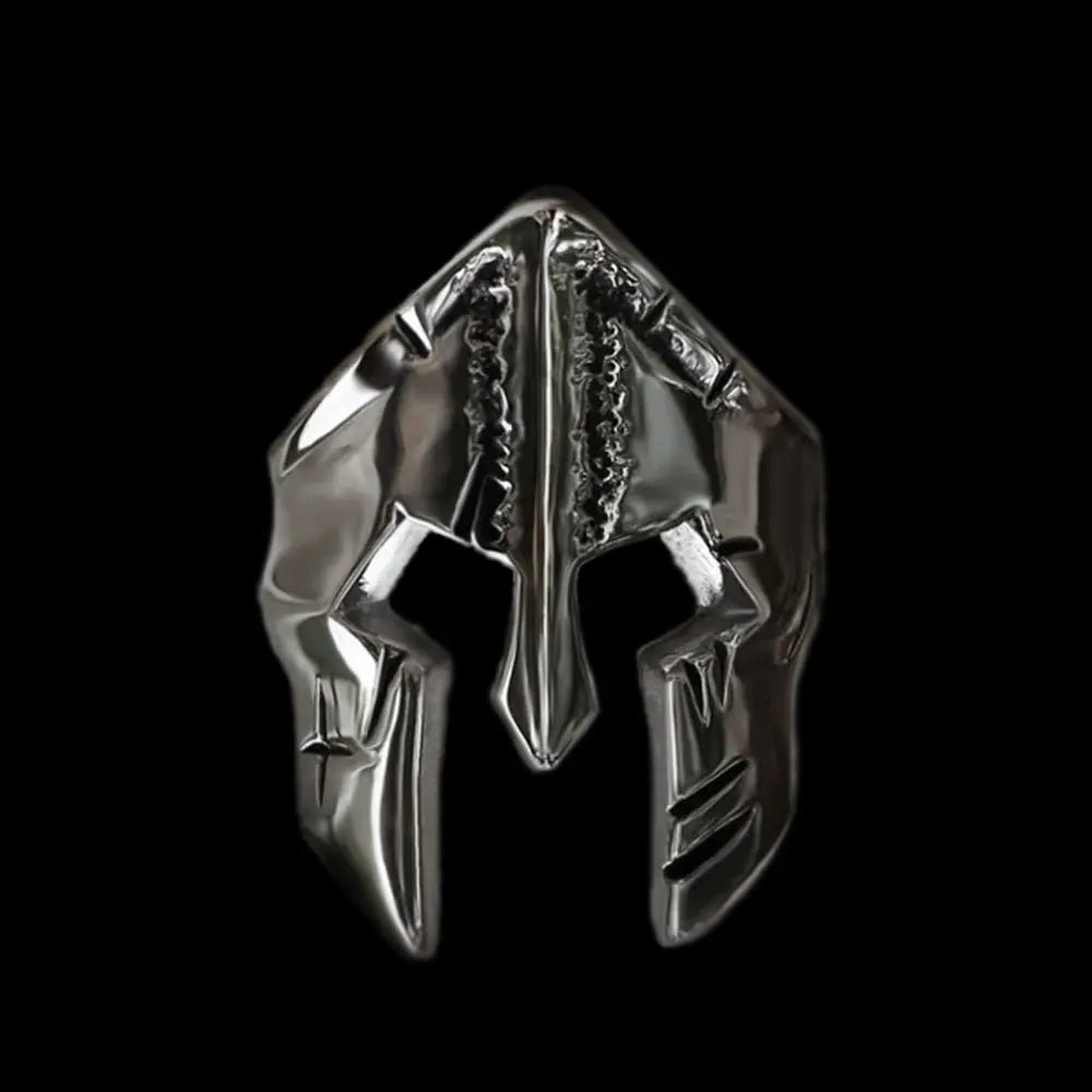 Spartan Helmet Stainless Steel Ring-Woolova