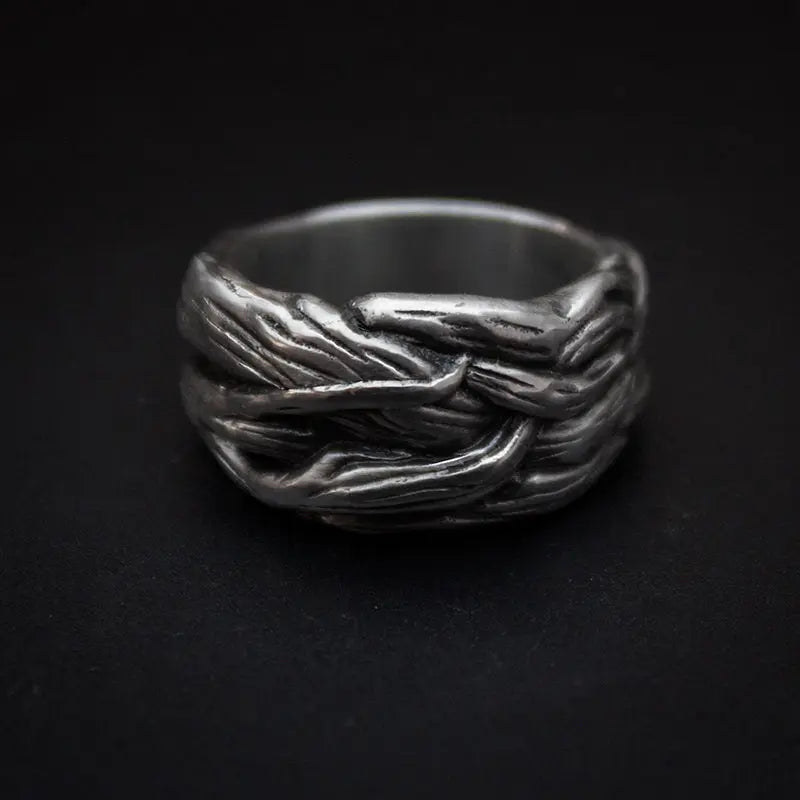 The Root Sterling Silver Ring-Woolova