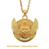 Golden Pendant + Golden Cable Chain