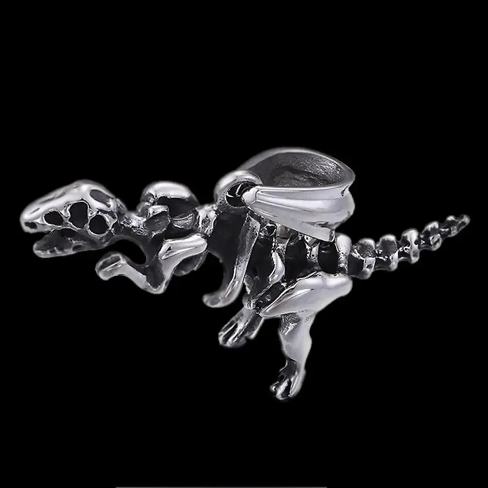 Triceratops Dinosaur Stainless Steel Pendant-Woolova