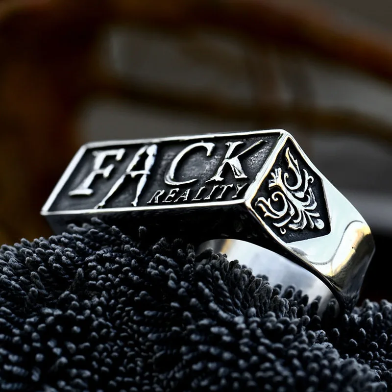 Stainless Steel Two Finger Ring-Woolova