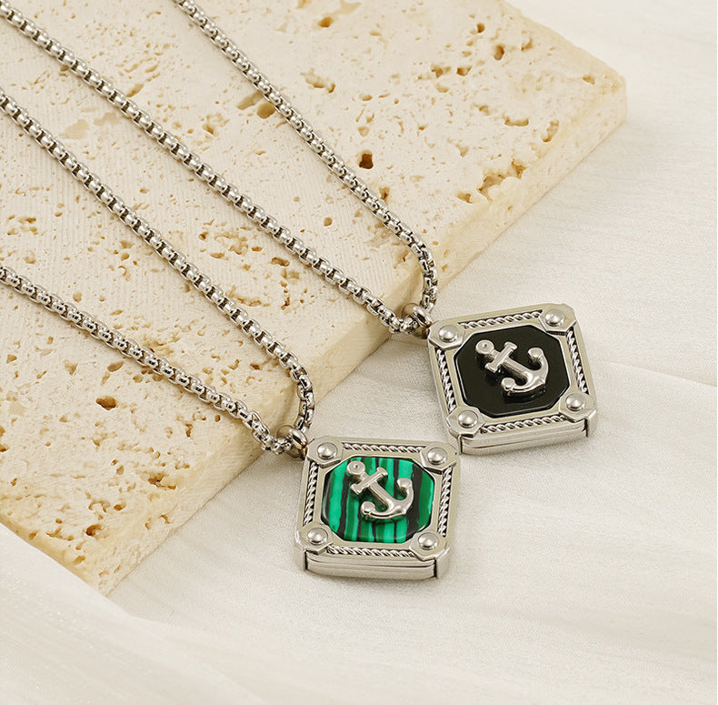 Vintage Punk Anchor Pendant-Woolova