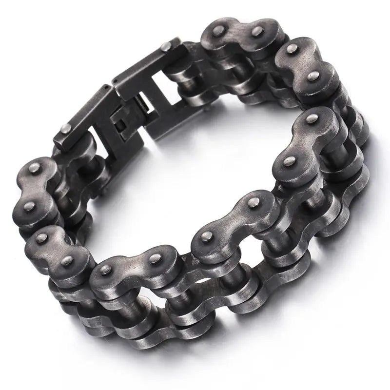 Bike Chain Stainless Steel Bracelet-Woolova