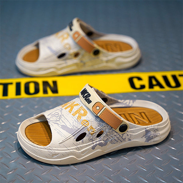 MEN'S COLORFUL CAR DESIGN CROCS 23029871YL-Woolova
