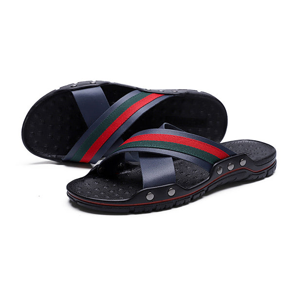 MEN'S VERSATILE STRAP SLIPERS  67398930YL-Woolova