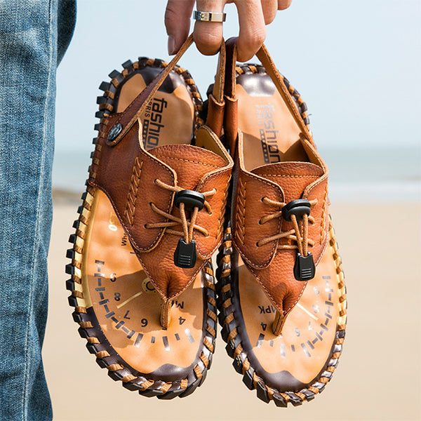 MEN'S RETRO BEACH FISHERMAN'S SHOES 52195026YL-Woolova